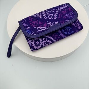 NWOT Vera Bradley Purple Floral Wallet
